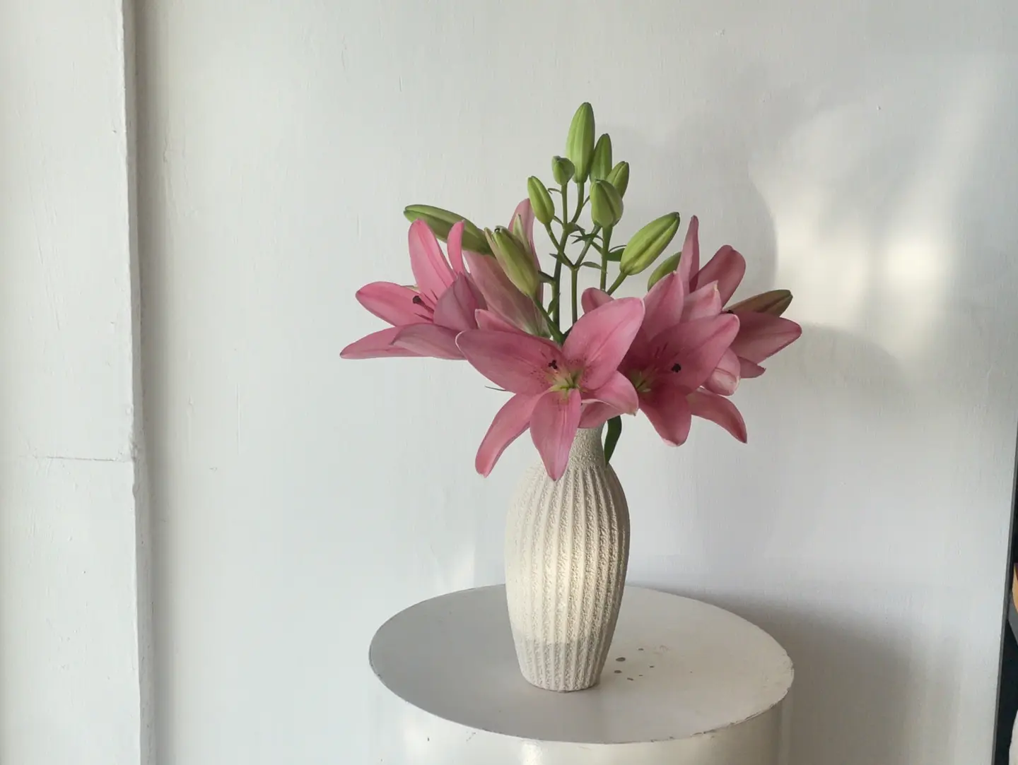 Vase Lily (Pink)