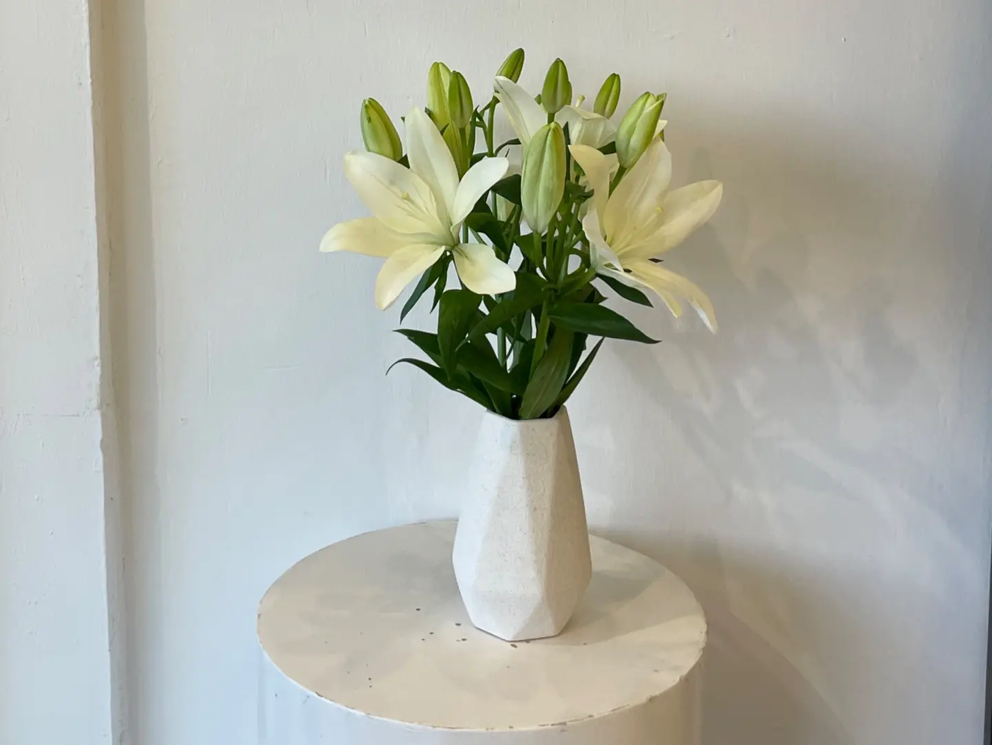 Vase With Flowers Clors Whait Number 3