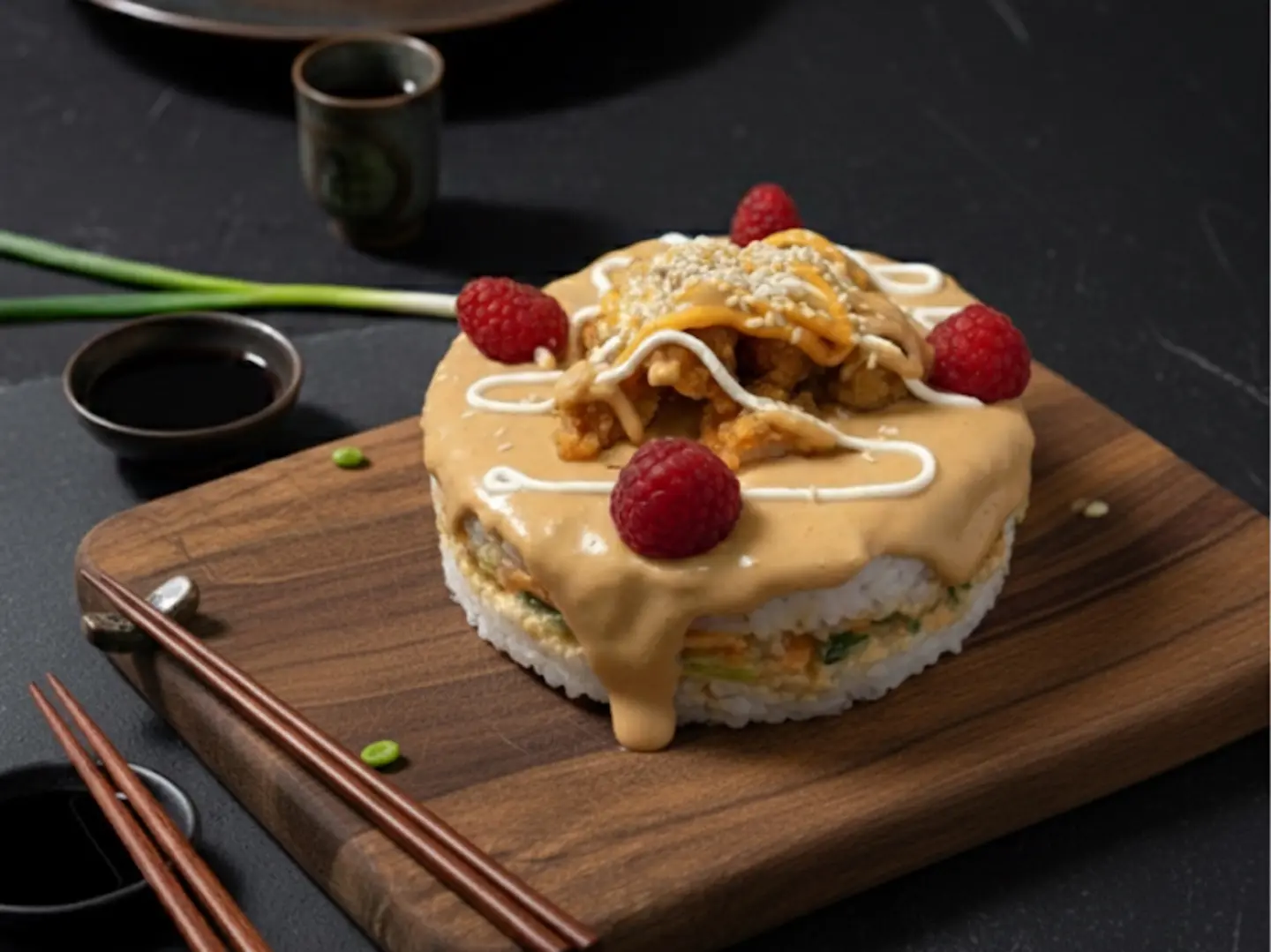 Chicken Sushi Cake Small Size