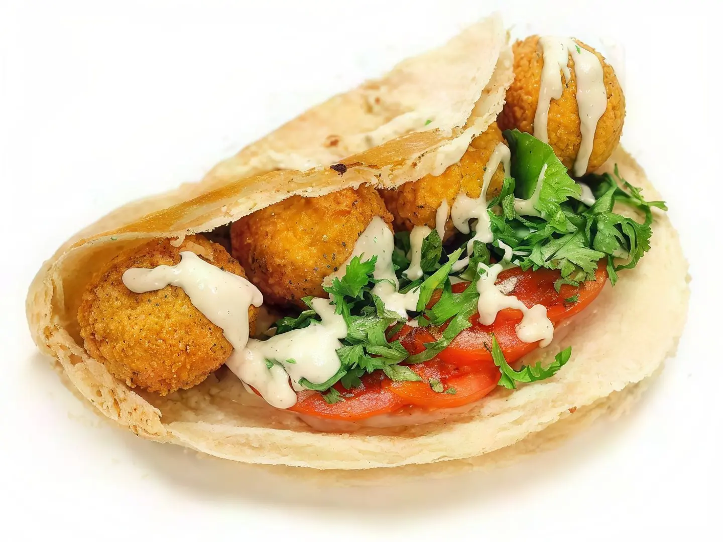 Hummus Falafel Sandwich