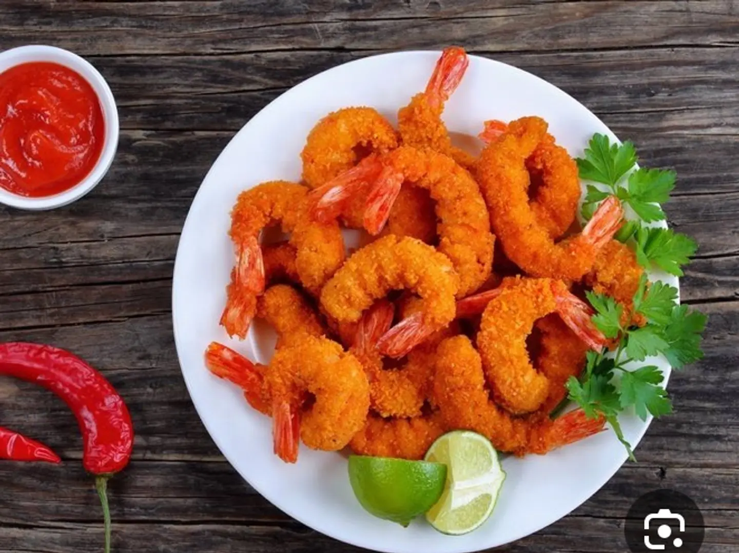 A Quarter Kilo Of Fried Shrimp