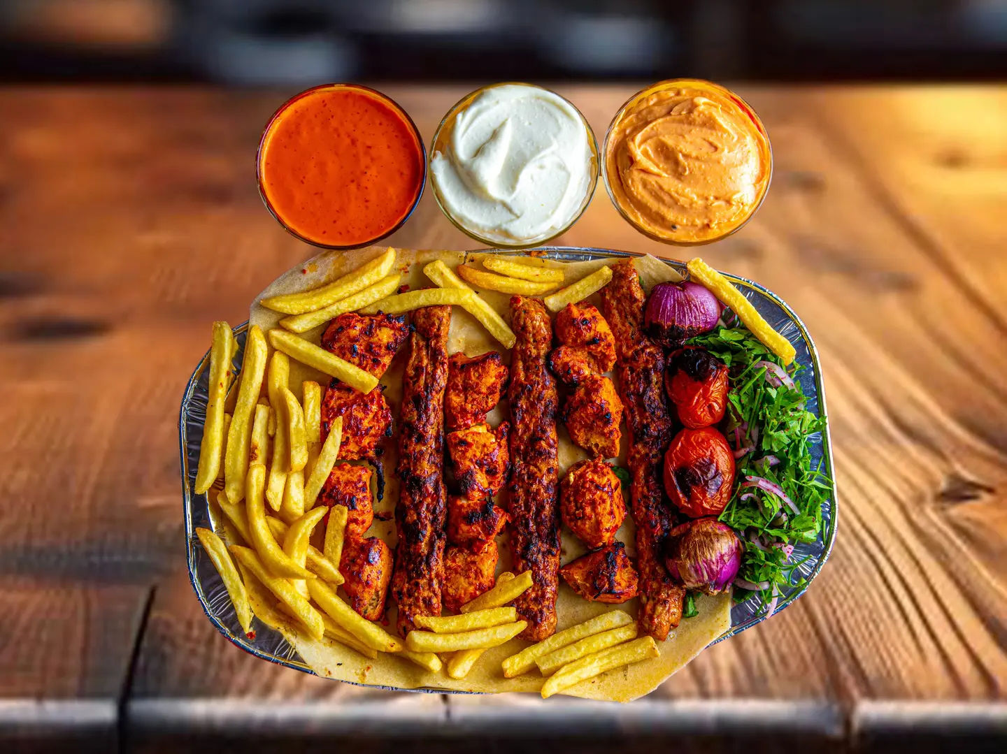 صحن مشاوي دجاج كبير