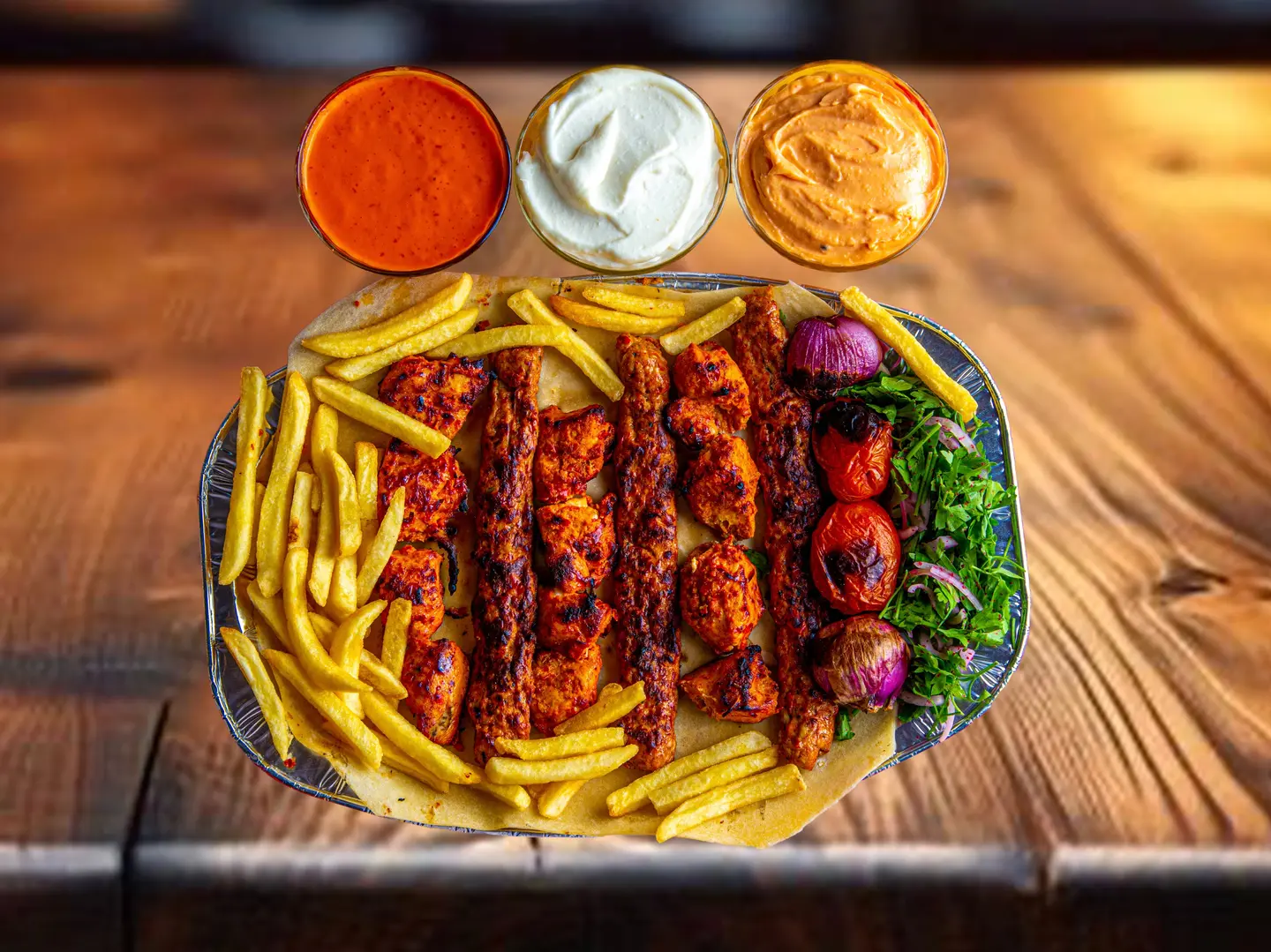 صحن مشاوي دجاج صغير