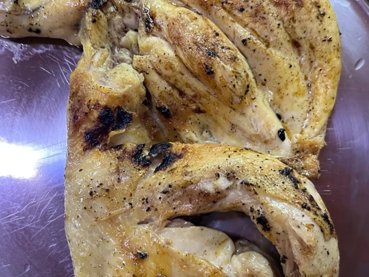 نص حبه دجاج مظبي ساده
