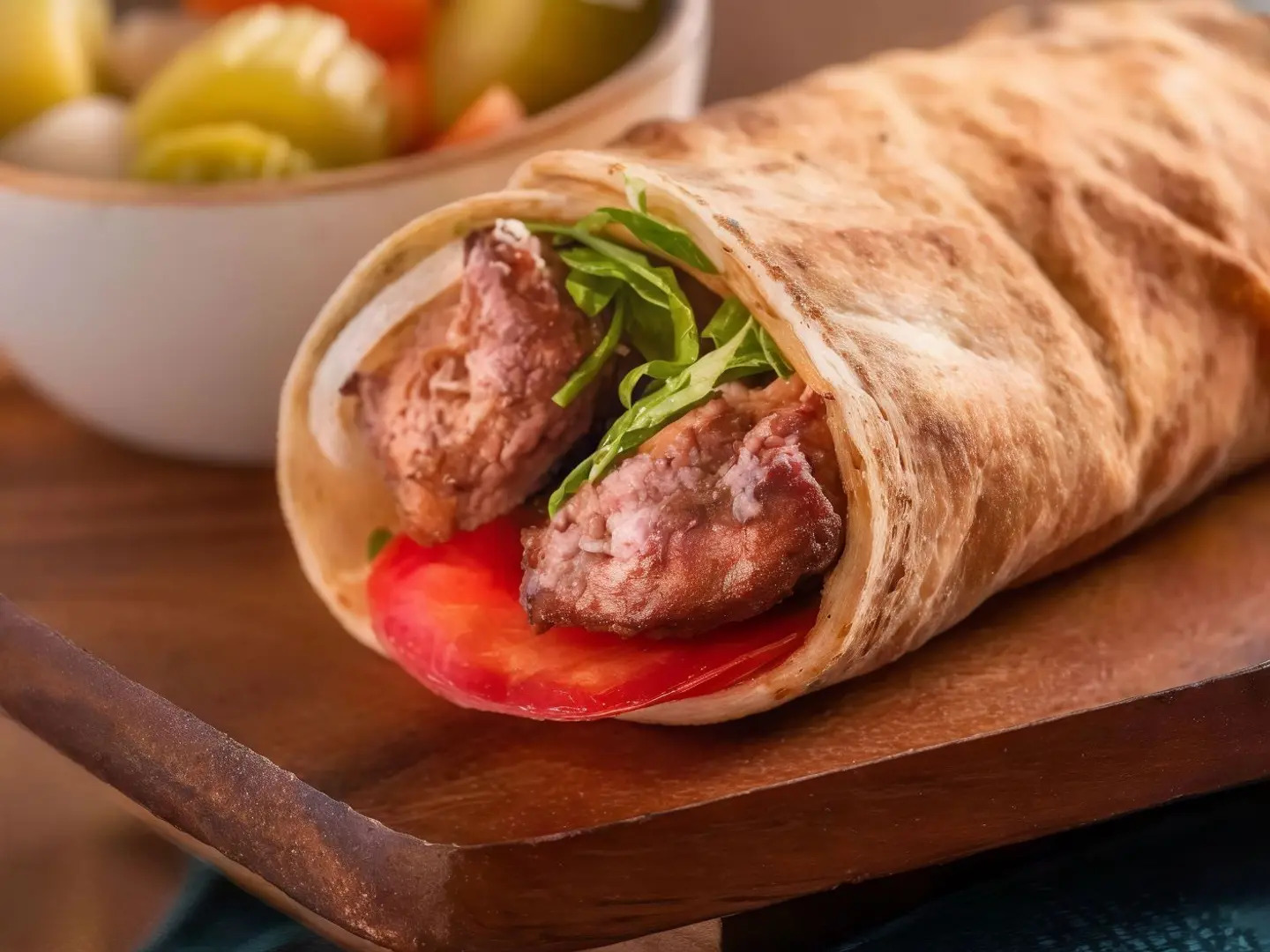 Meat Awsal Sandwich