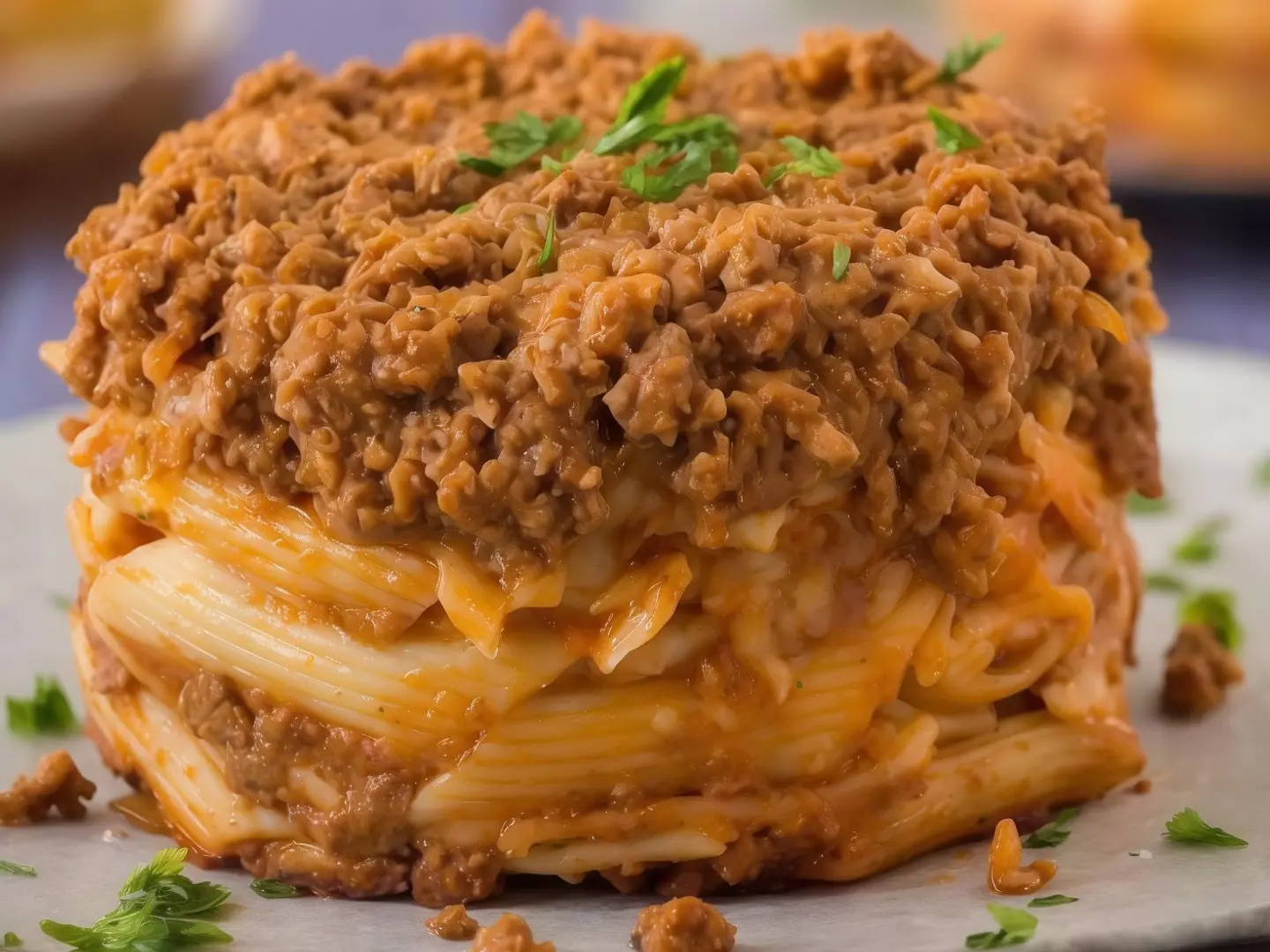 Pasta Casserole With Minced Meat