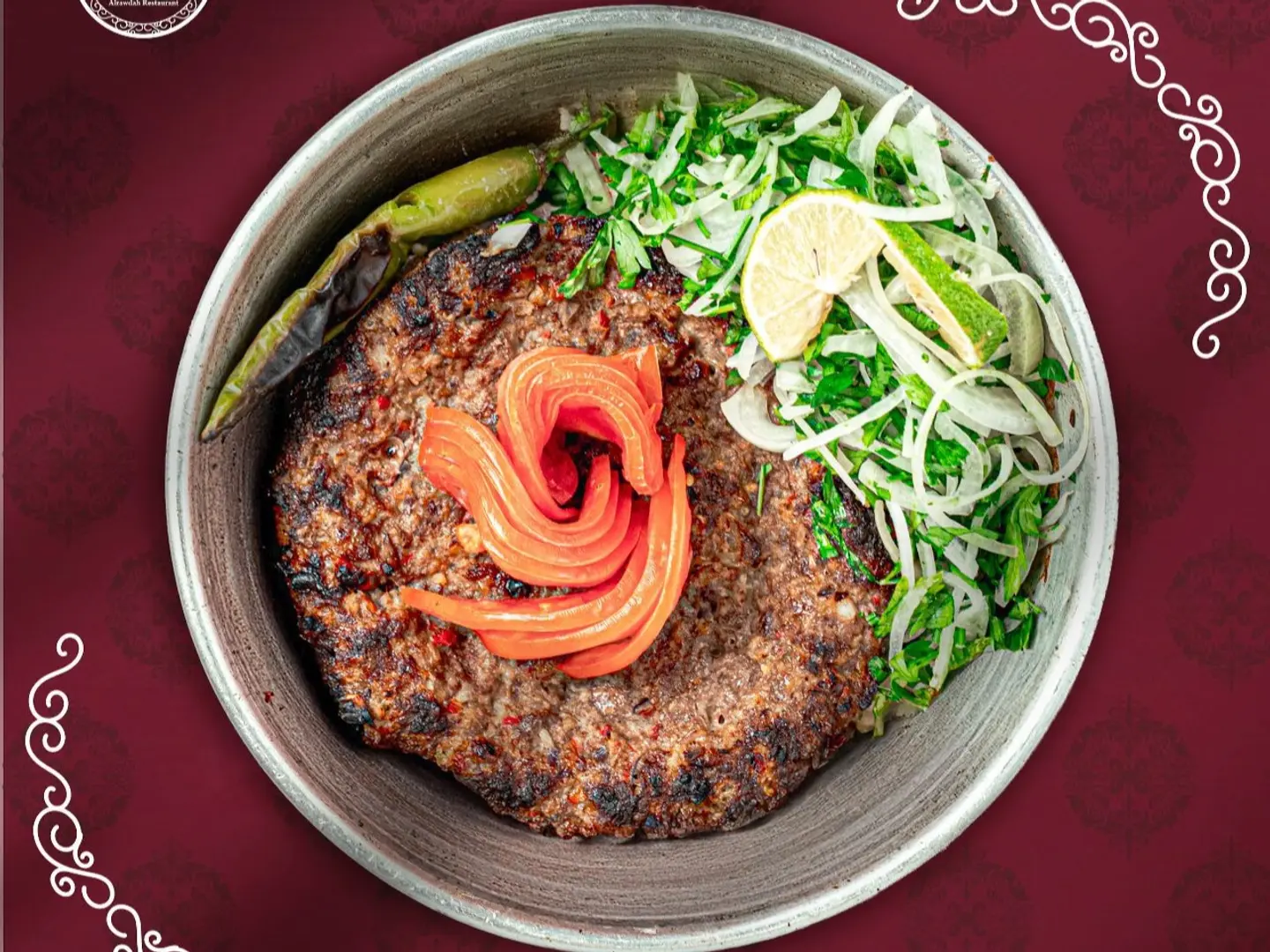 Kofta Tray In The Oven