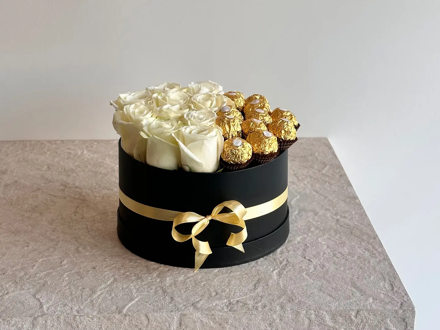 White Luxury Moments A Blend Of Chocolate And Flowers