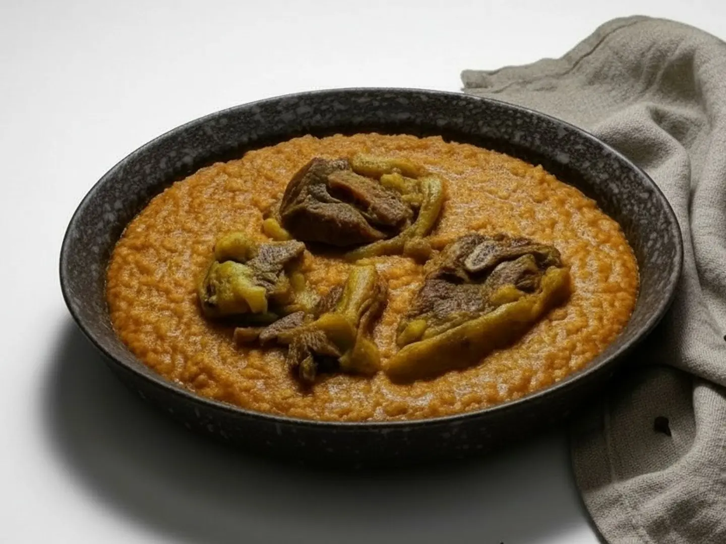 جريش مع لحم مندي