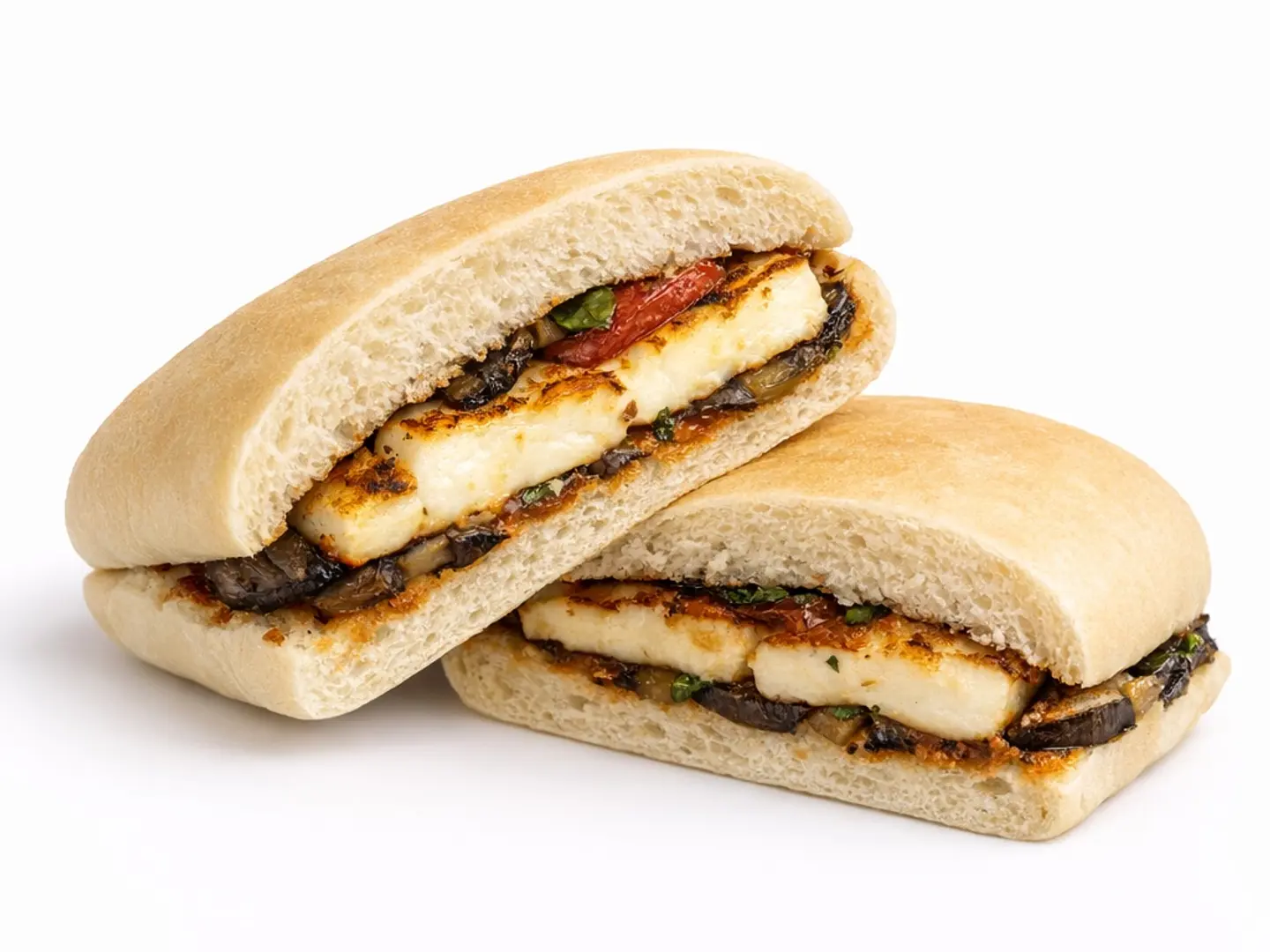 Grilled Halloumi With Vegetables