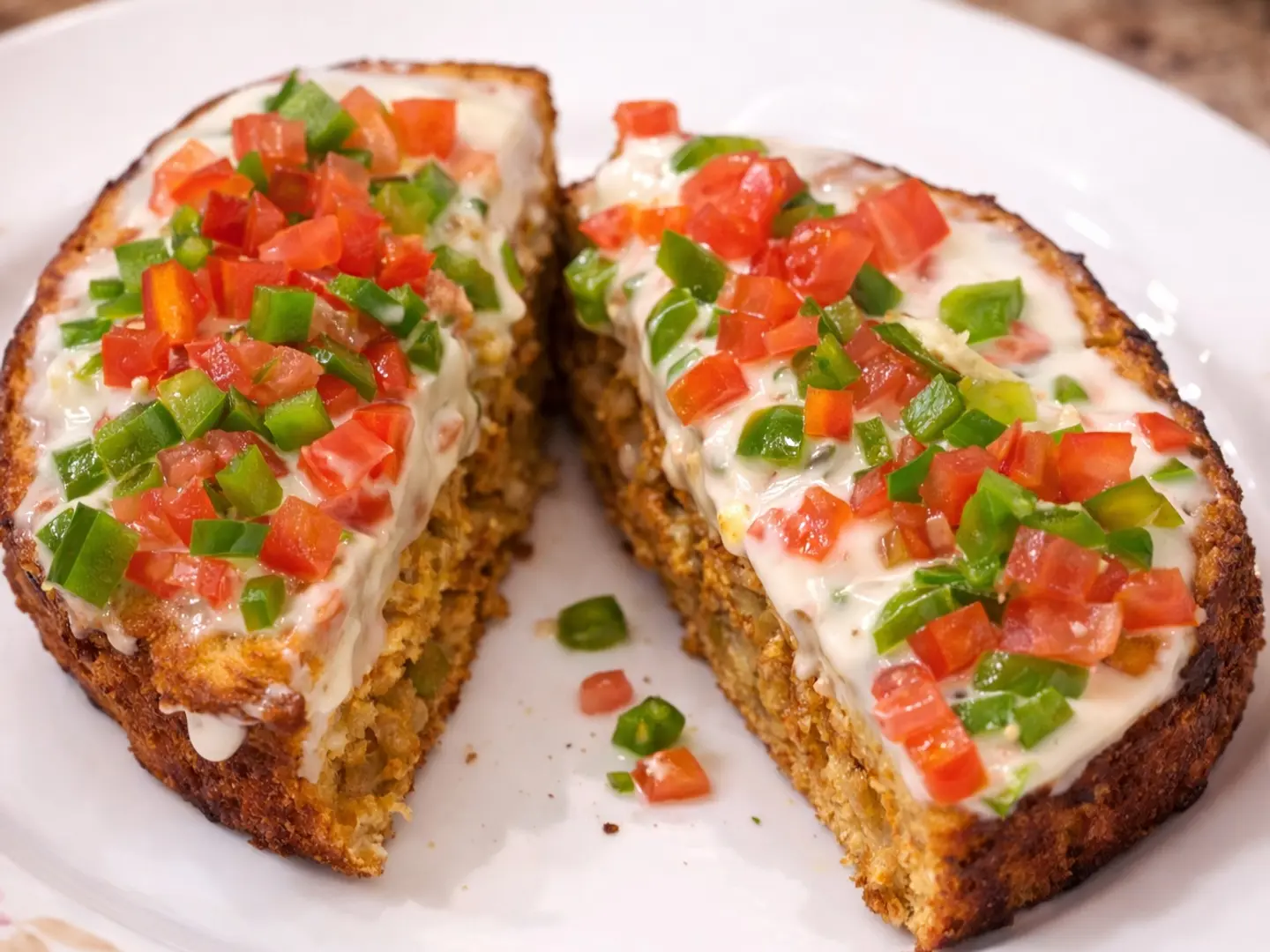 ساندويتش دجاج بالجبنة المقلية