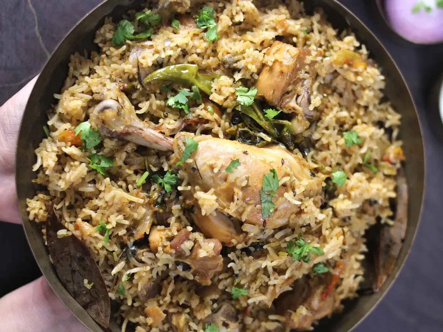 بلاؤ دجاج نص