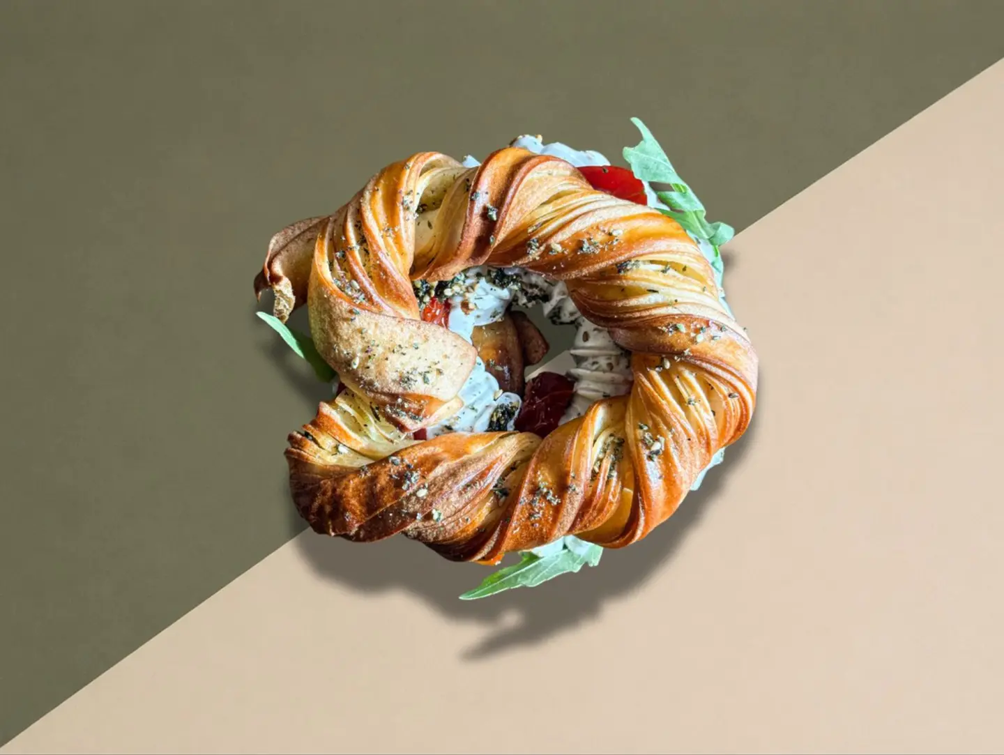Bagel Labneh Zaatar