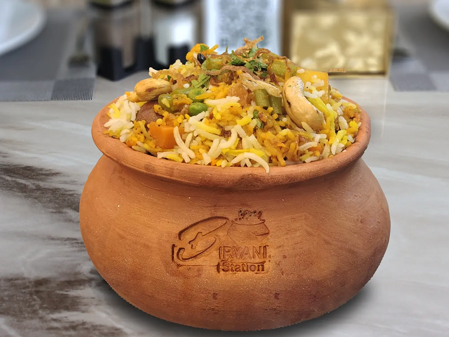 برياني الخضار مع الماتكا