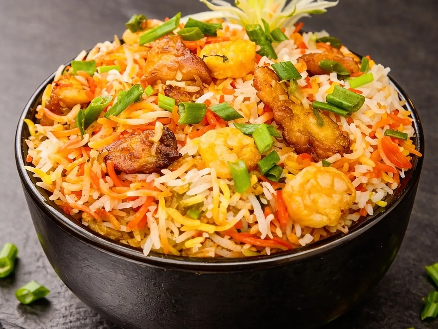 أرز مقلي خاص بالبرياني