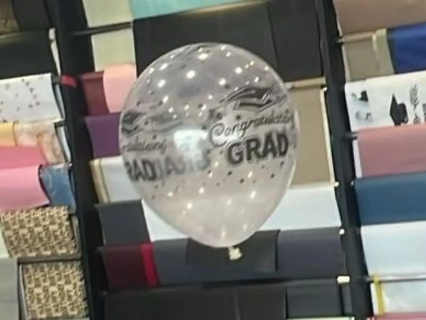 Graduation Balloon Transparent English Color