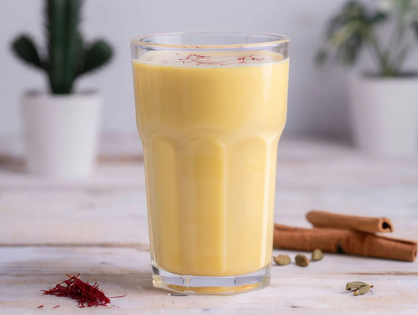 حليب زعفران