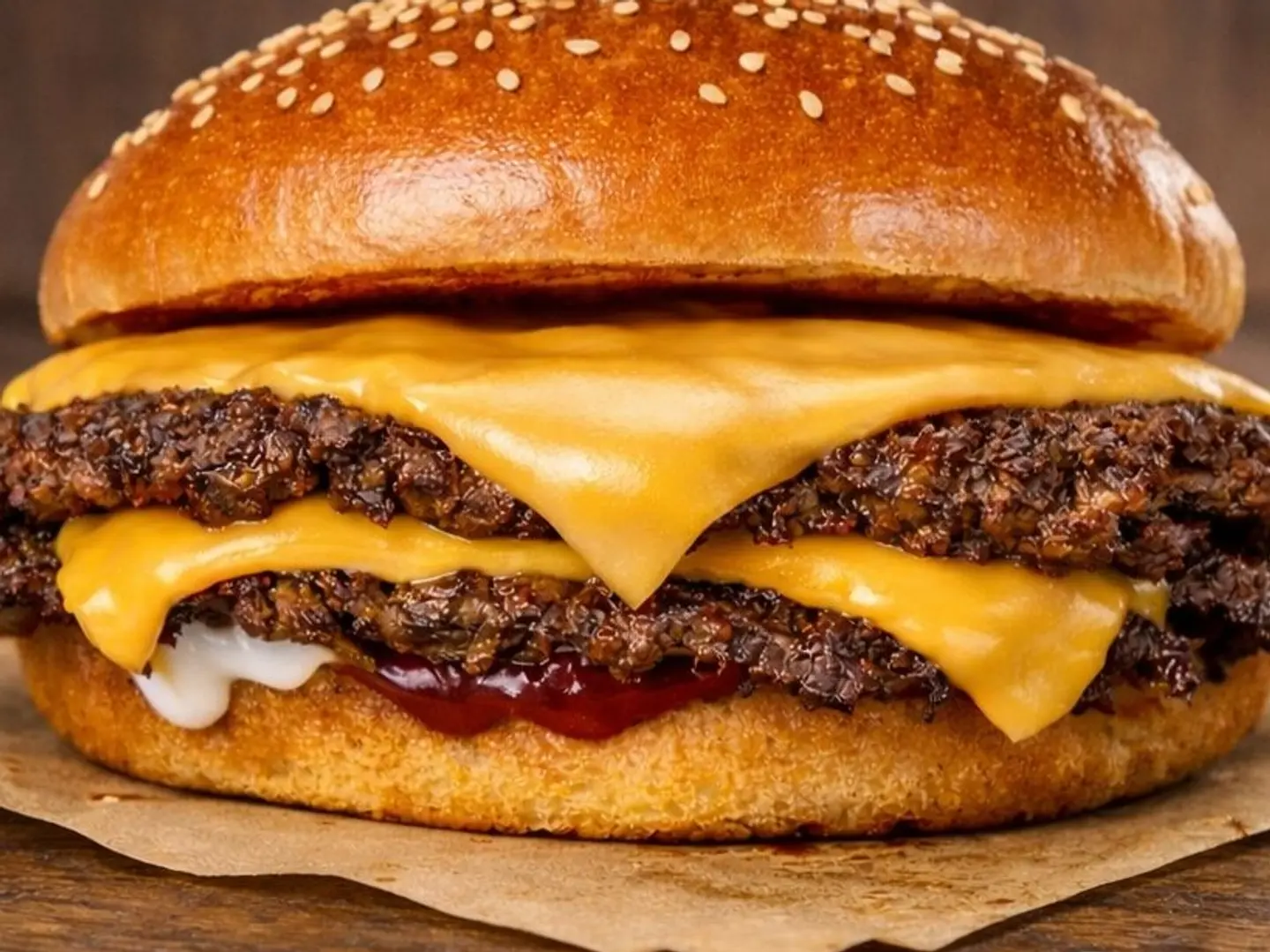 Double Smash Beef Burger