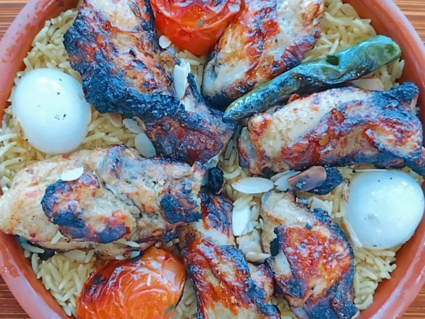 Charcoal Chicken With Rice