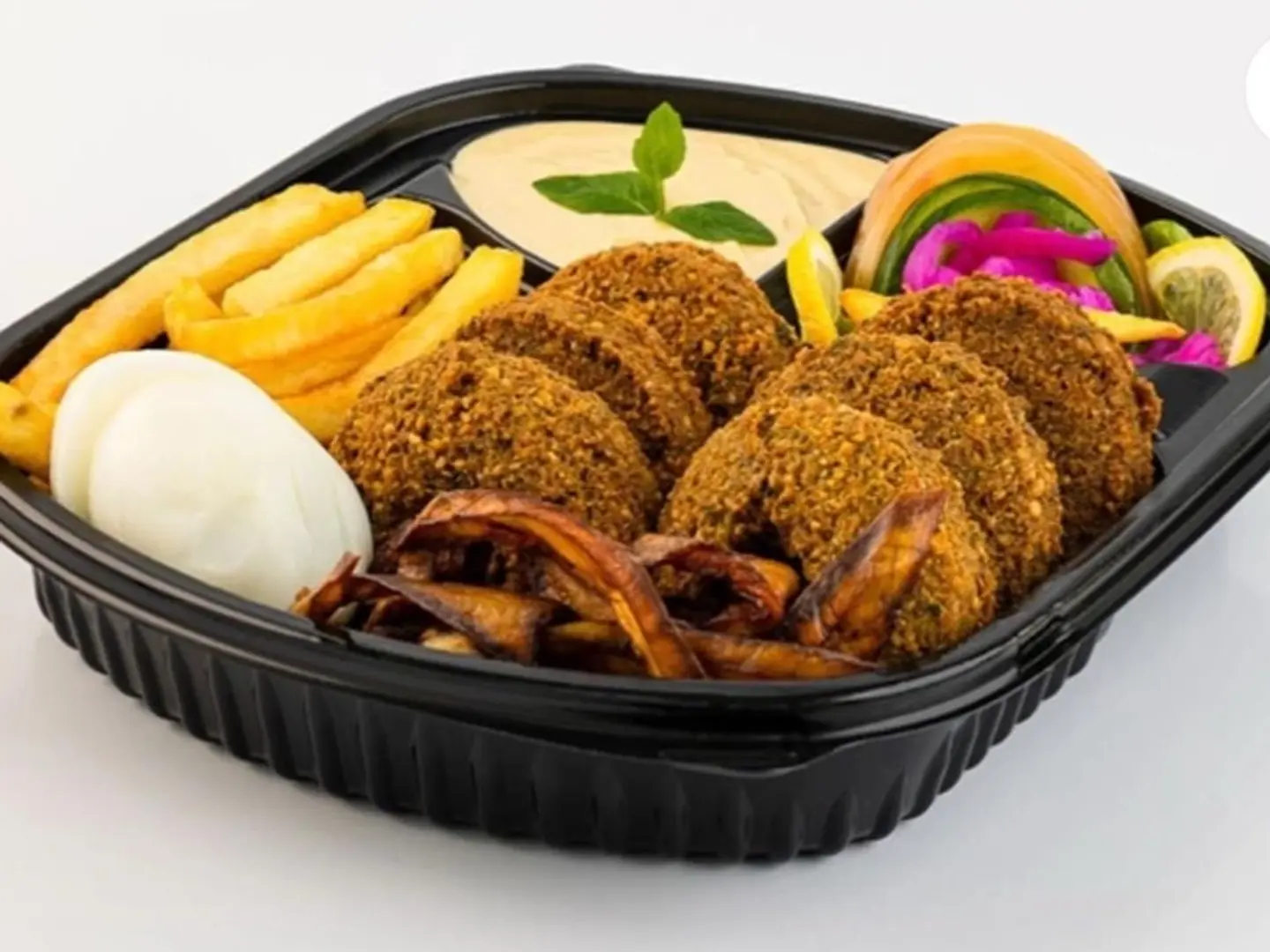 صحن فلافل مشكل صغير