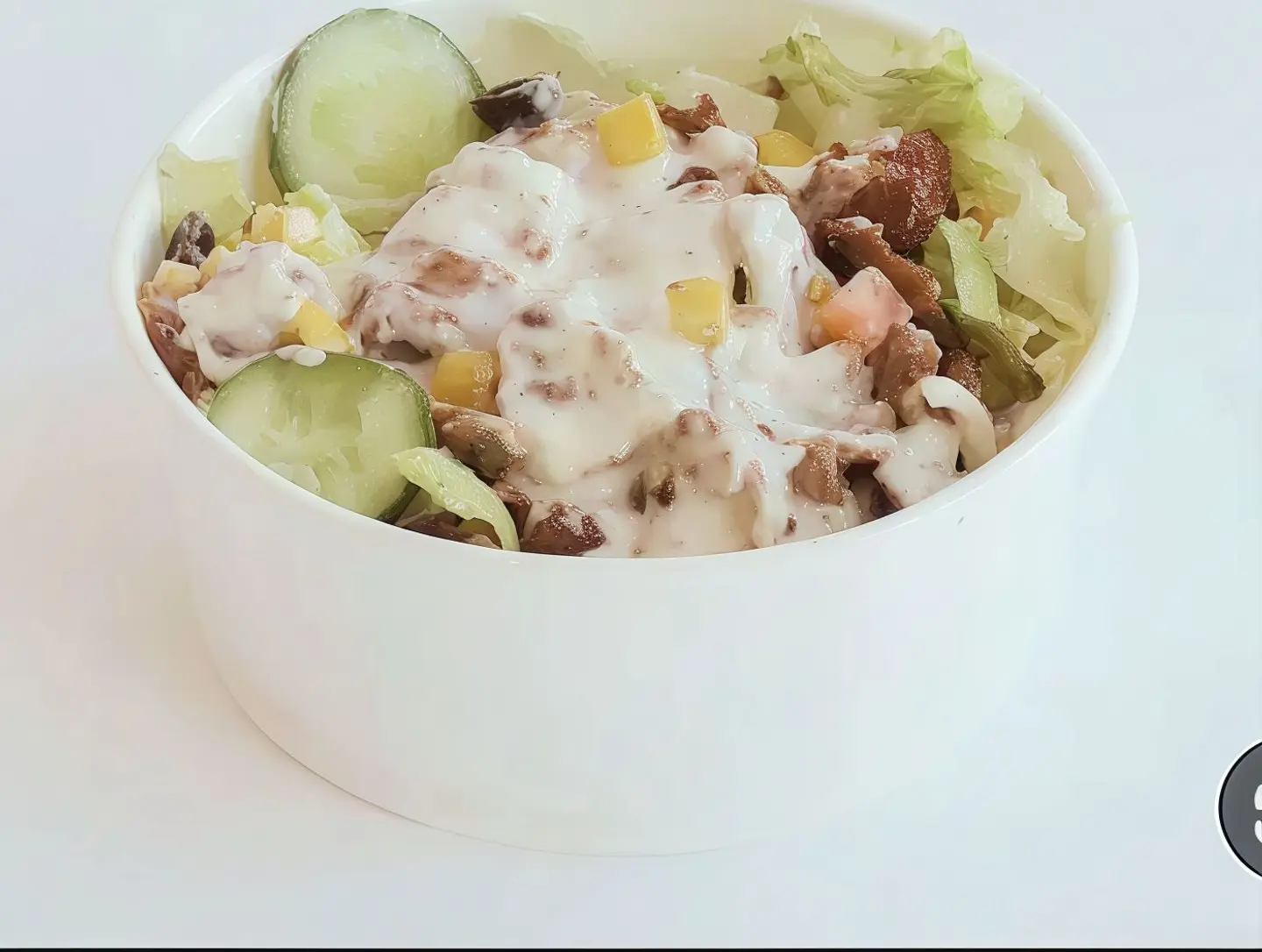 سلطة شاورما دايت الوليمة