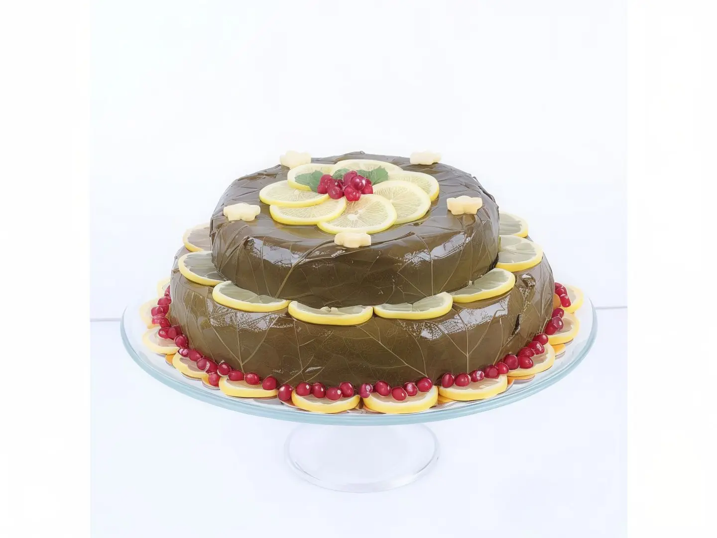 Grape Leaves Cake