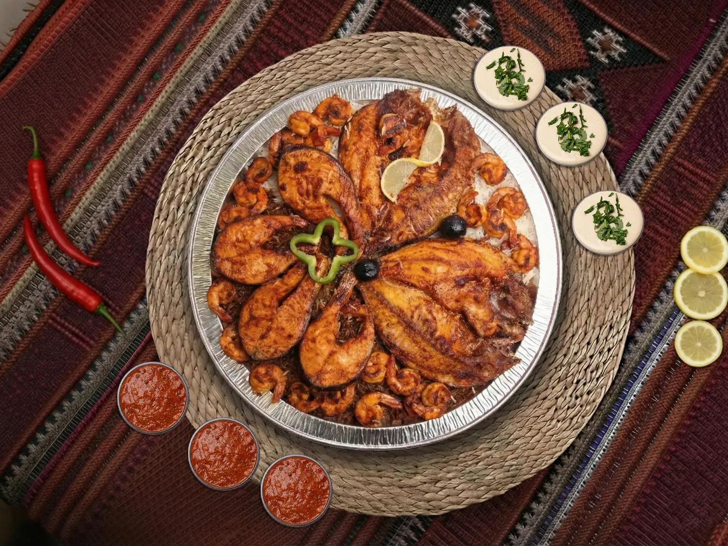 وجبة مكس 6 أشخاص