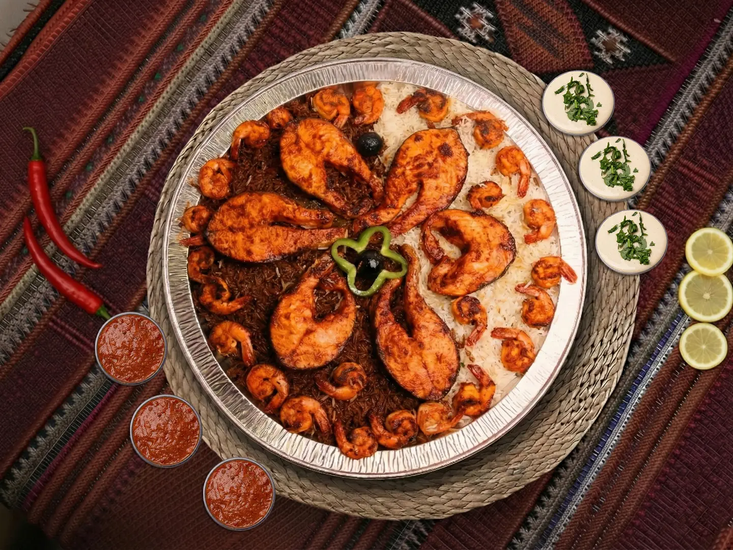 وجبة حلقات السالمون 6 أشخاص