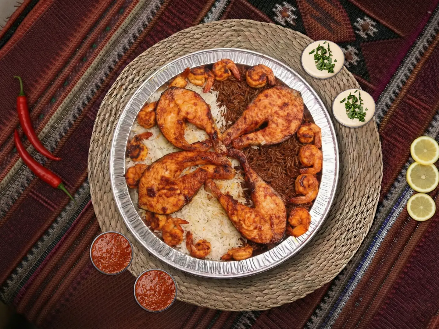 وجبة حلقات السالمون 4 أشخاص