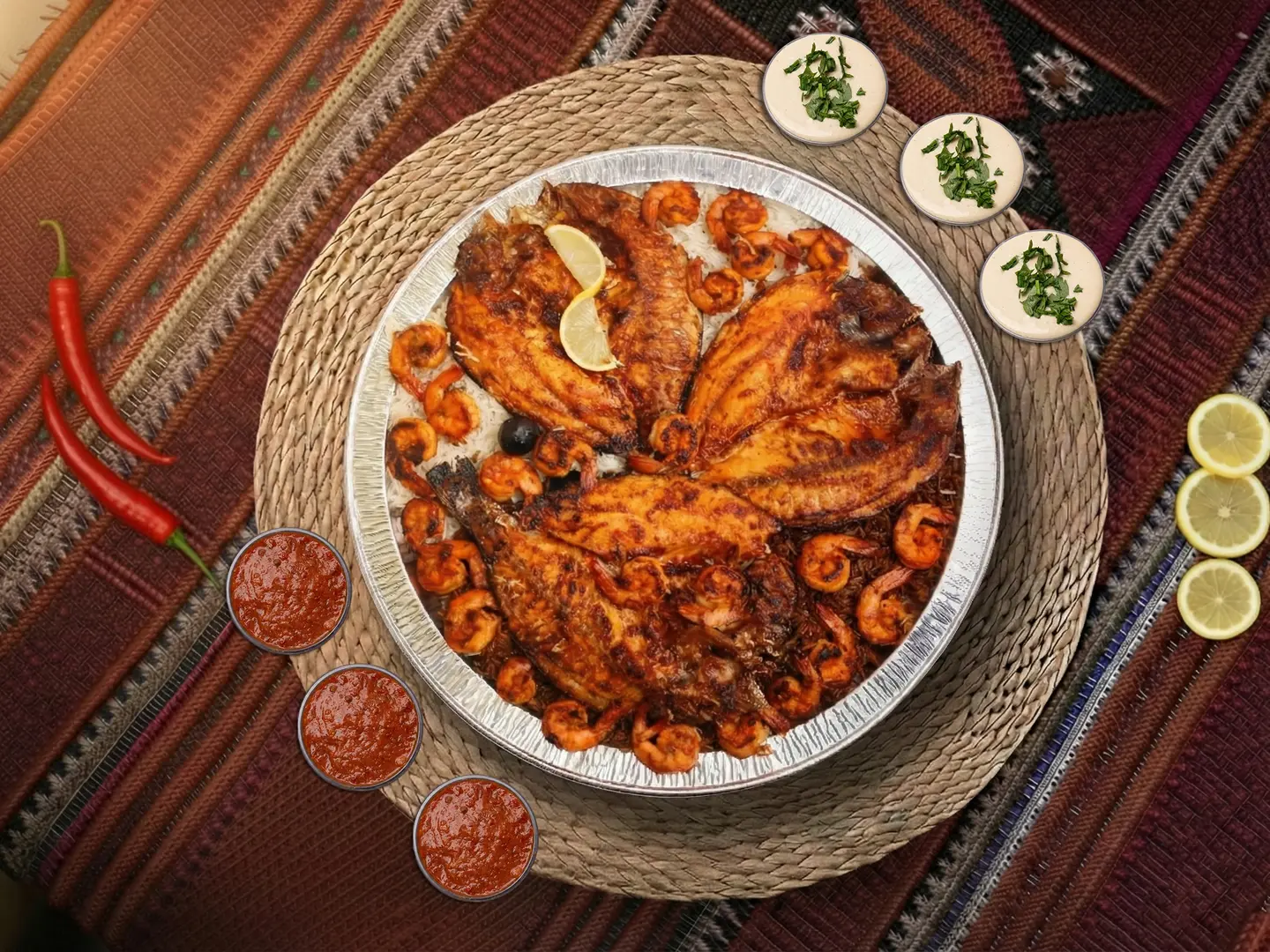 وجبة دنيس 6 أشخاص