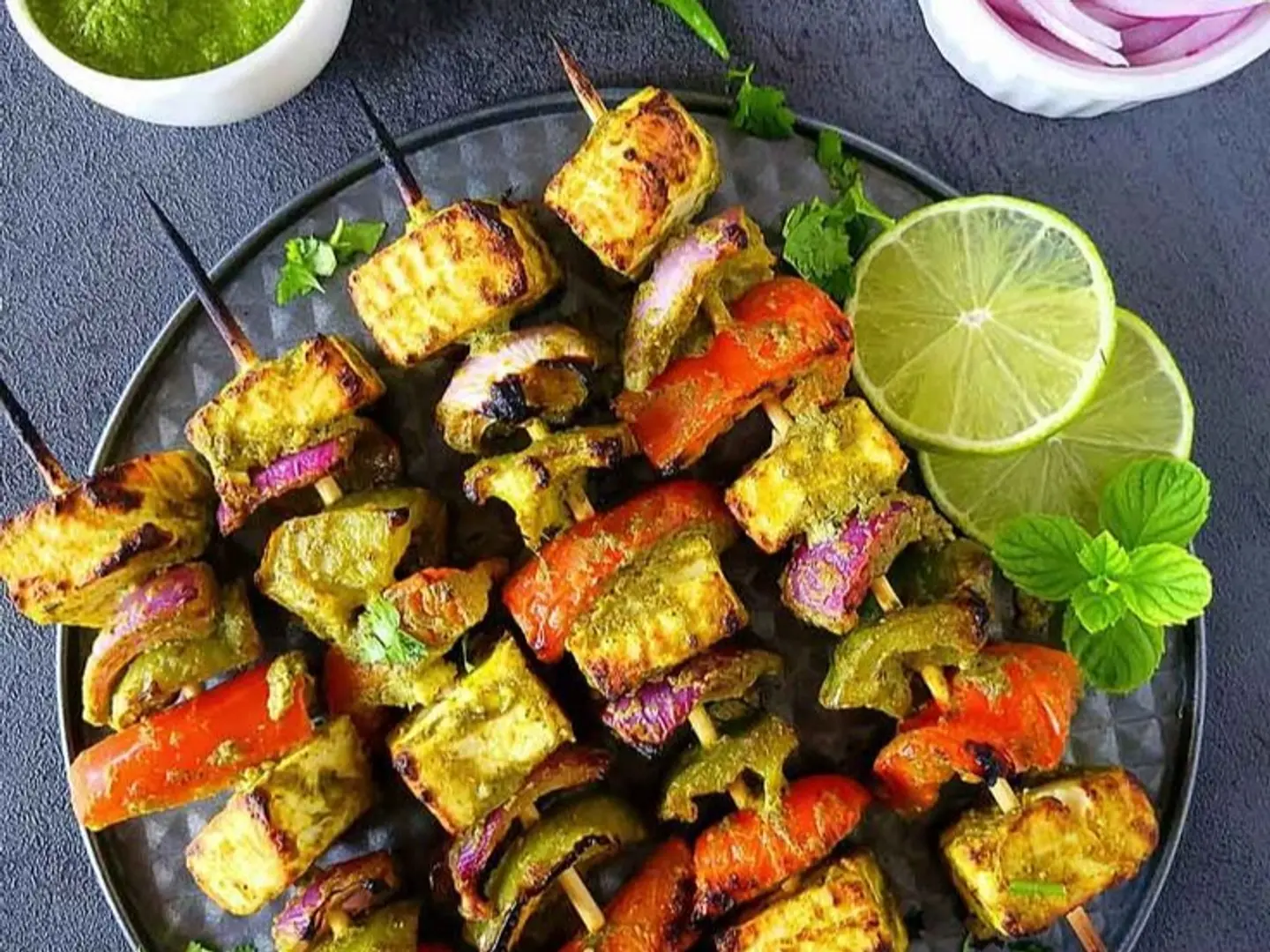 Paneer Achari Tikka