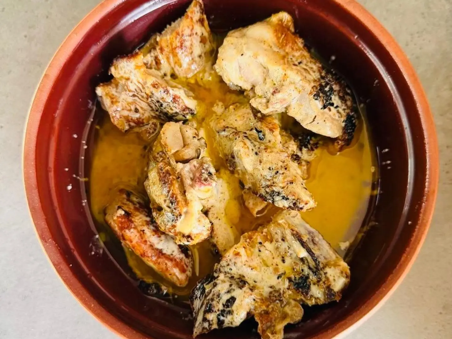 دجاج تندوري بالزبدة