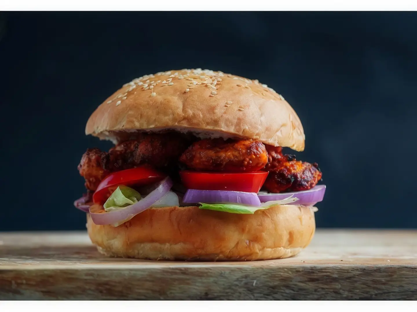 Chicken Tikka Burger