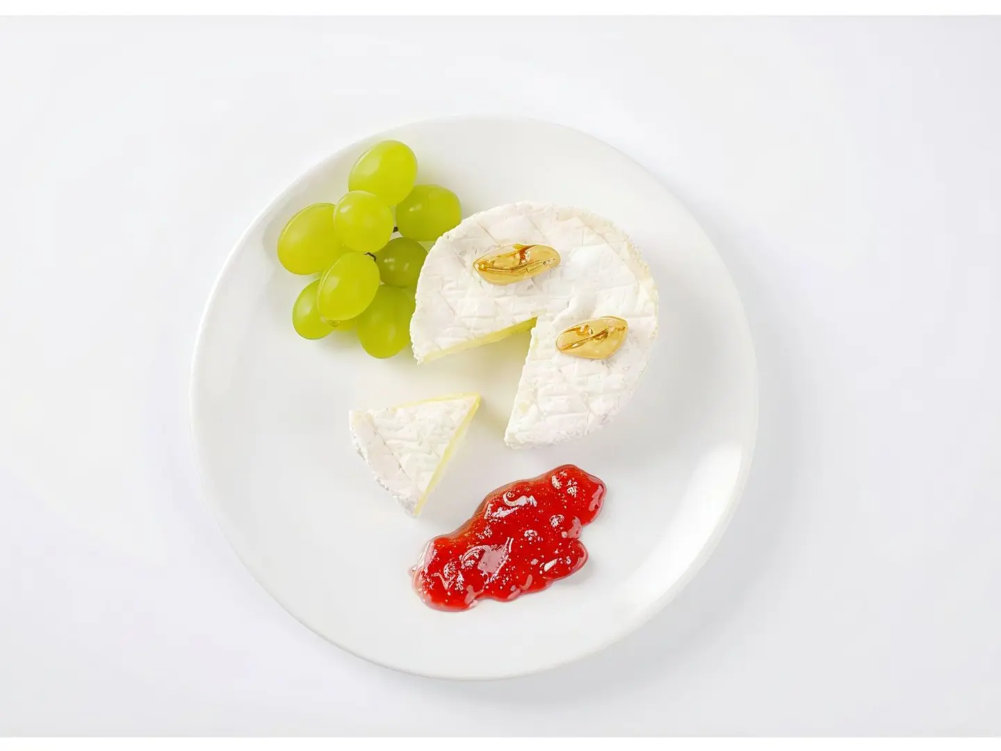 صحن جبن مع مربى