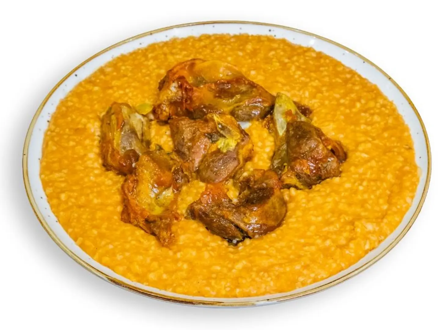 جريش مع لحم مندي