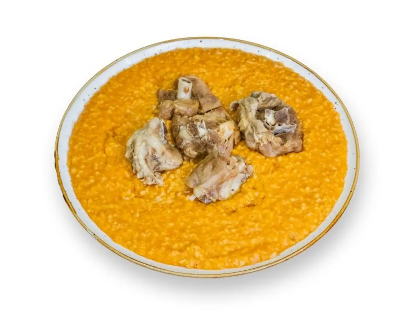 جريش مع لحم حنيذ