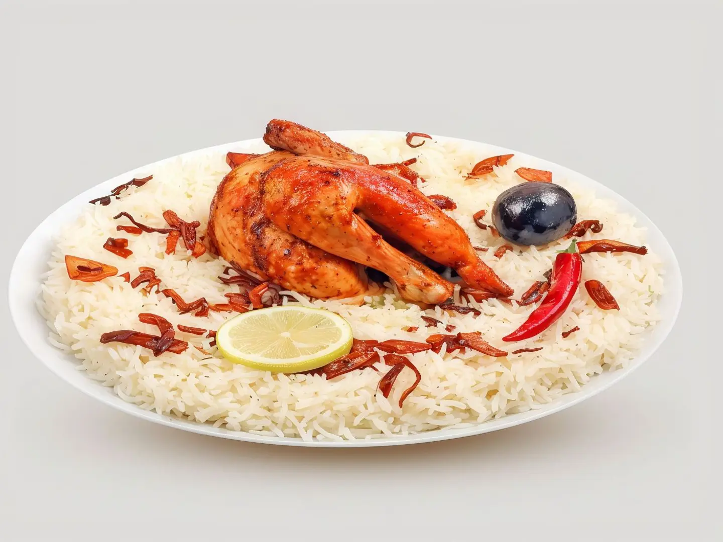 Half Rotisseri Chicken With Rice