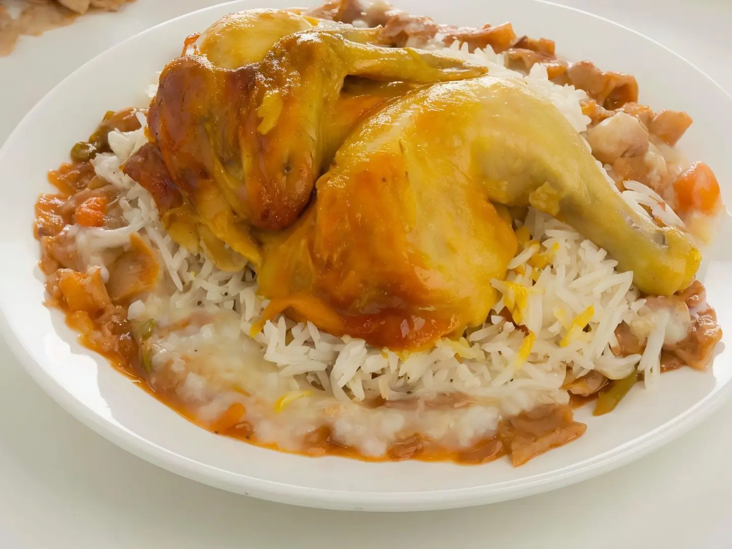 One Chicken With Three Pieces