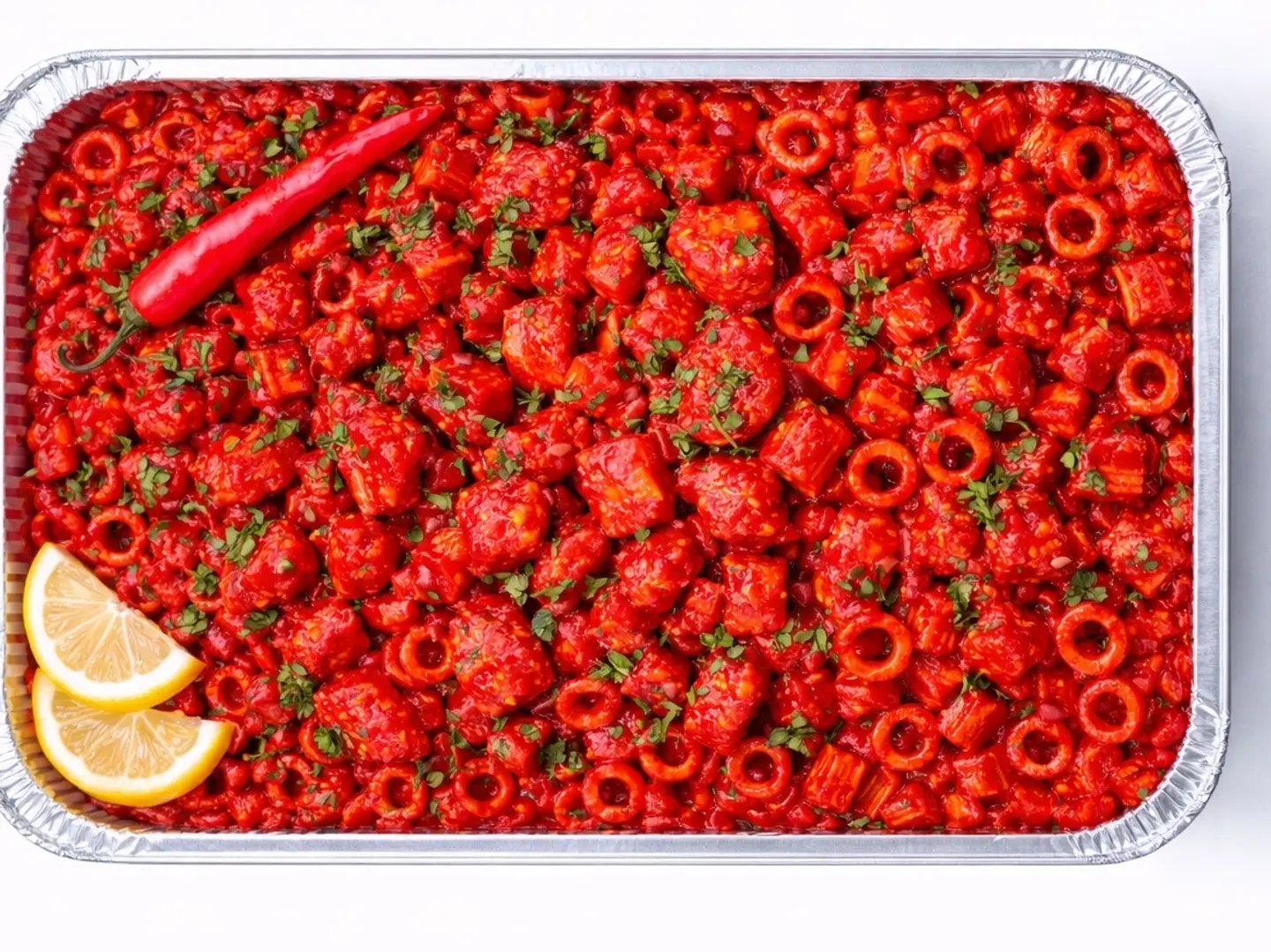 مكرونة دجاج 65