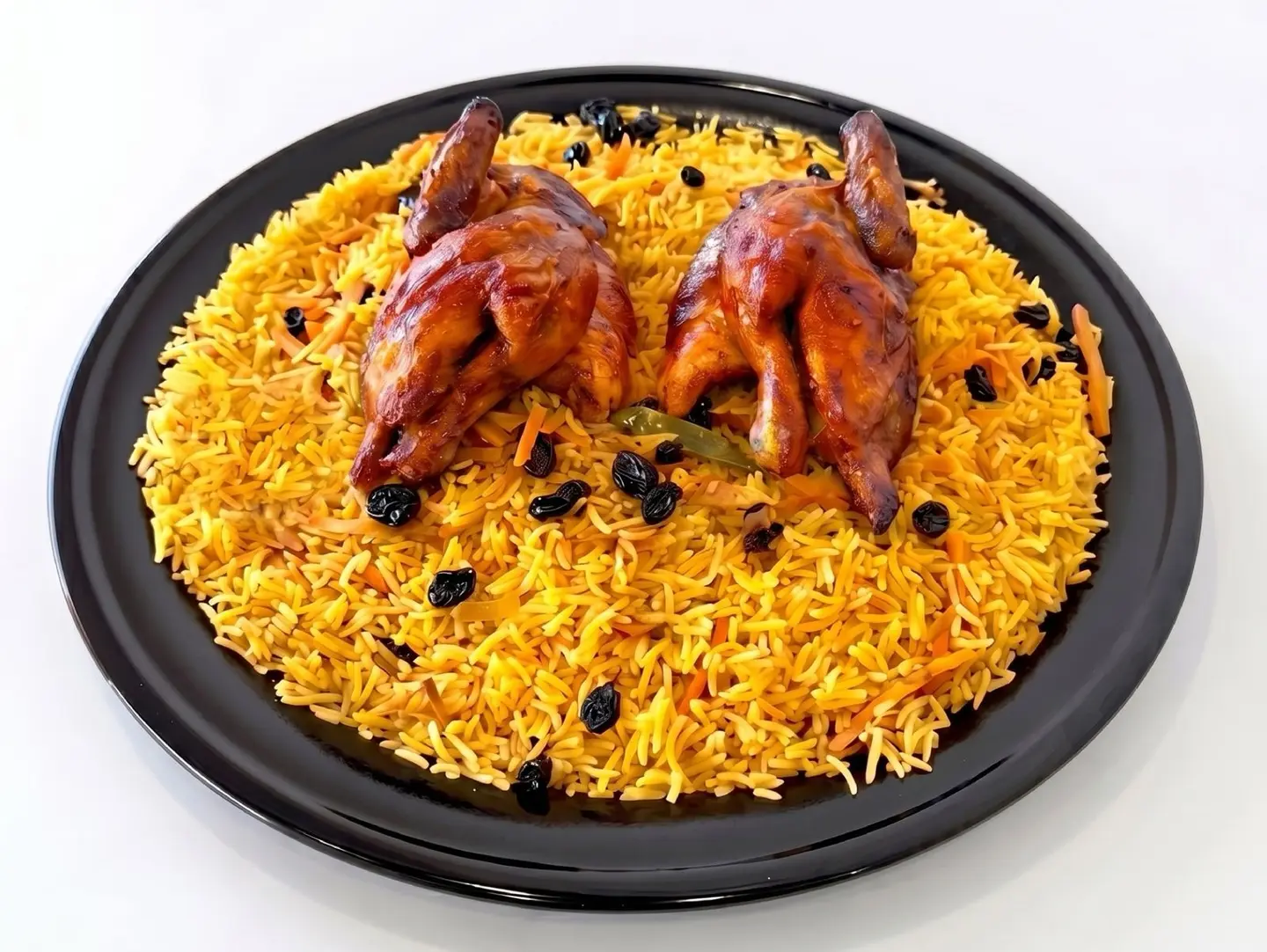 دجاج شواية و رز بخاري - دجاجة شواية كاملة
