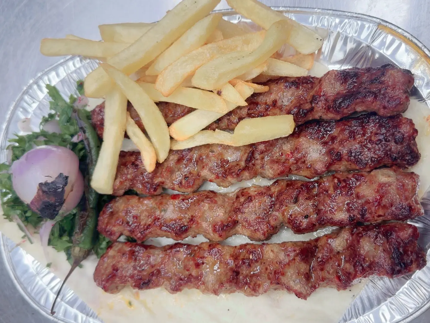 صحن كباب لحم