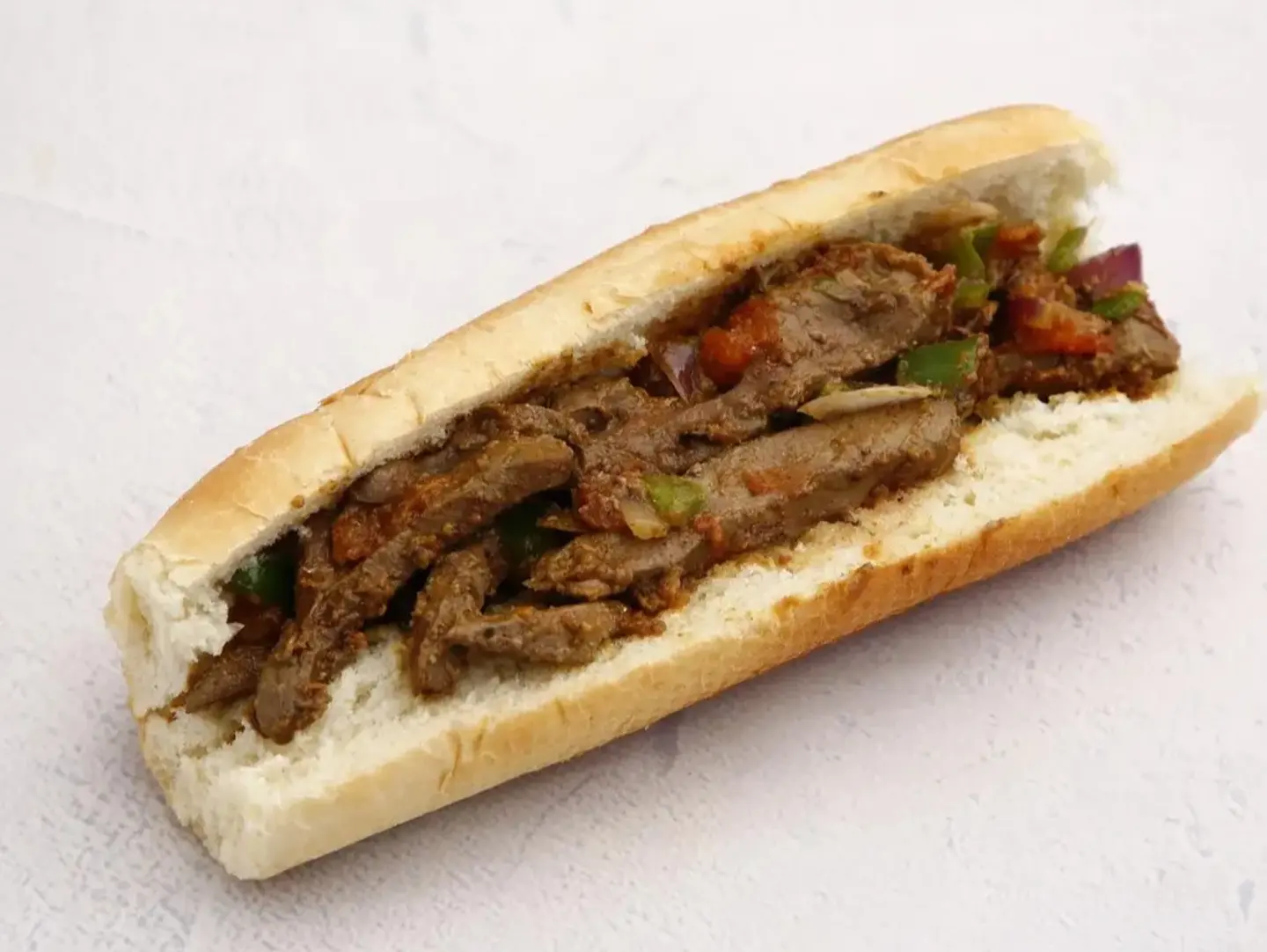 Liver Sandwich On A Long Roll (Samoli)