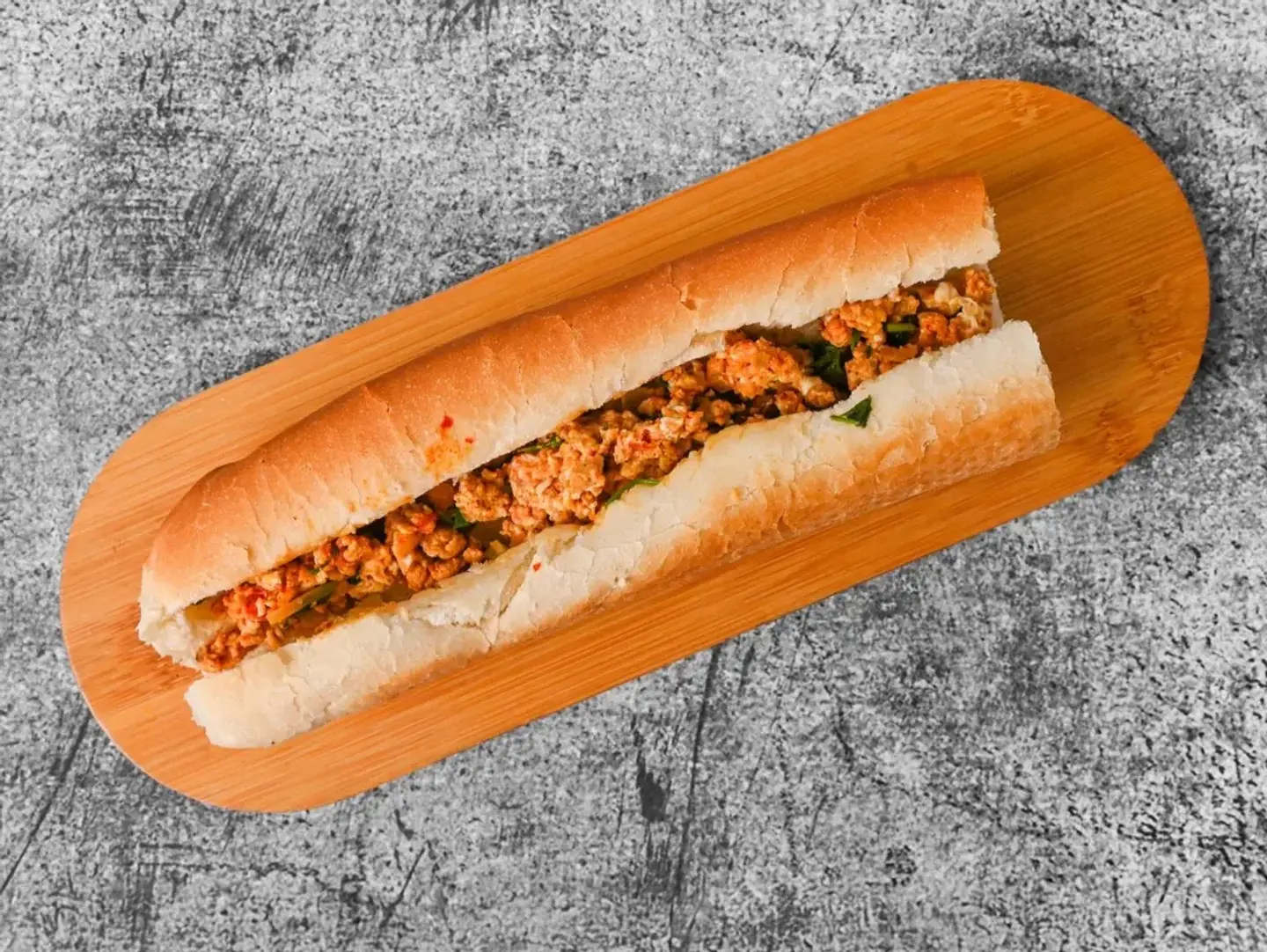 Shakshouka Samoli Sandwich
