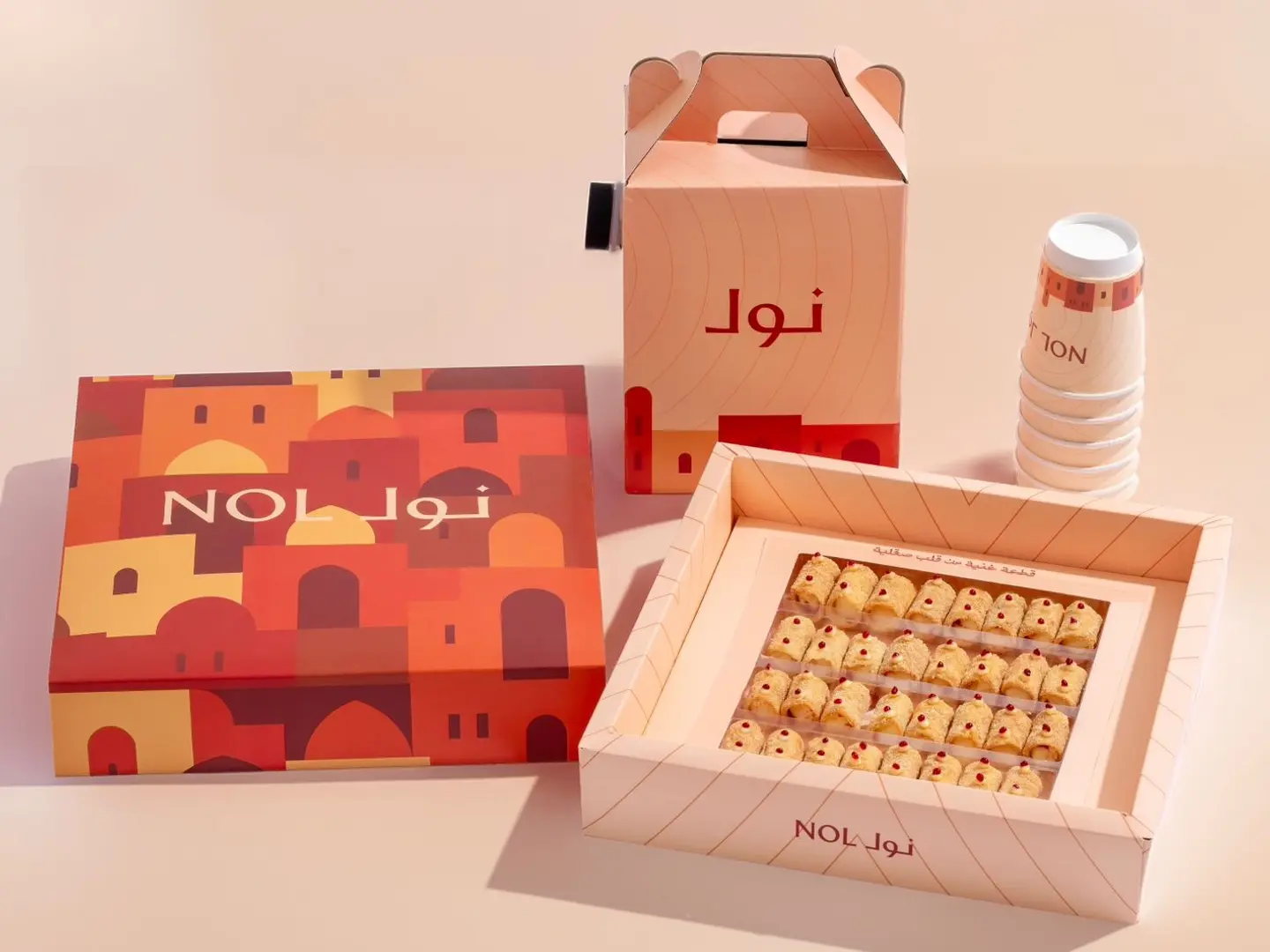 بوكس نول الإيطالي مع بوكس قهوة سوداء