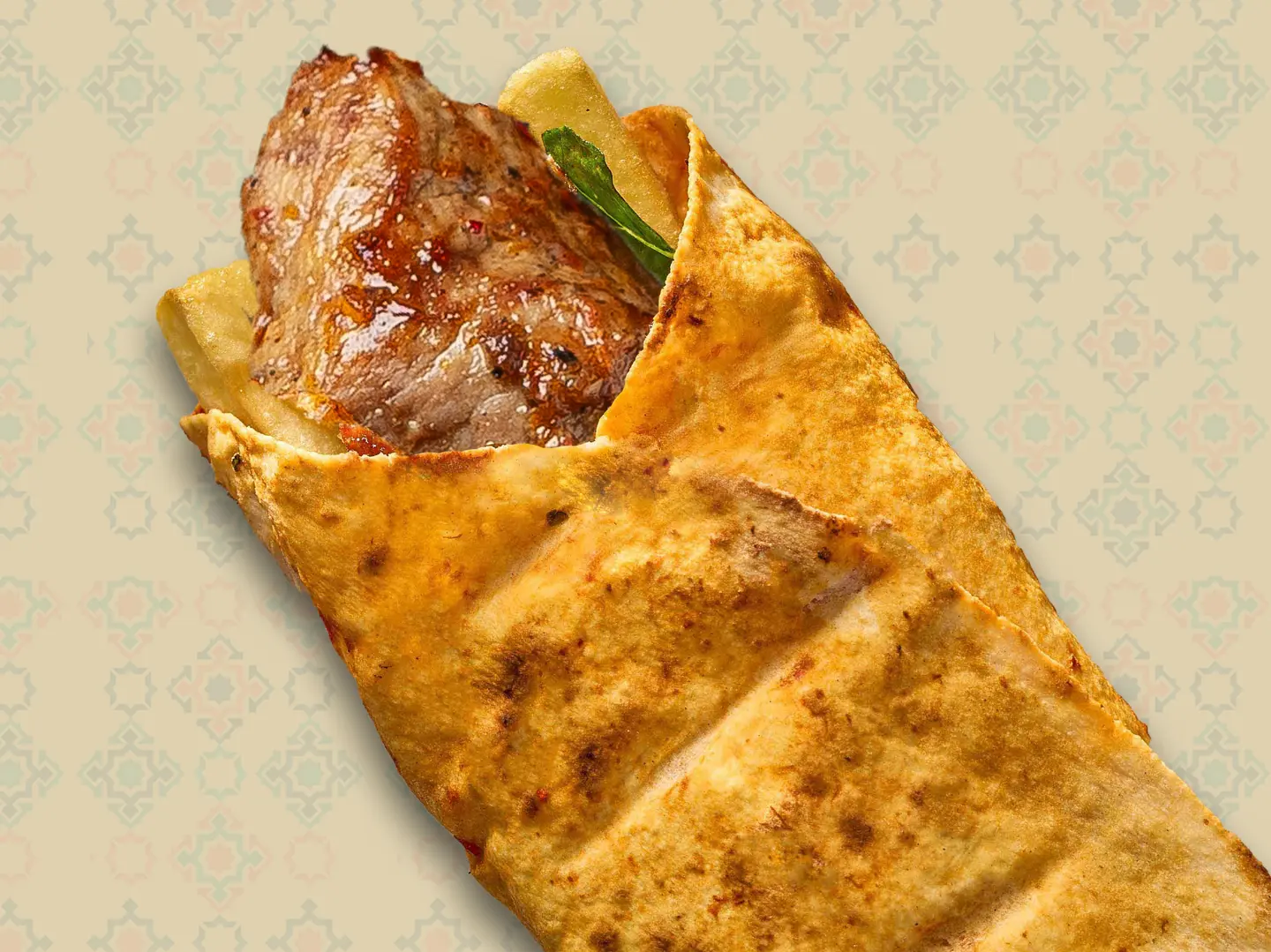 ساندويتش اوصال لحم