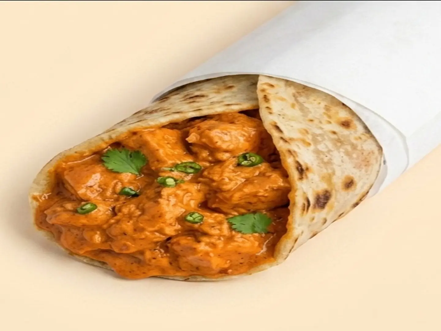 Butter Chicken Wrap