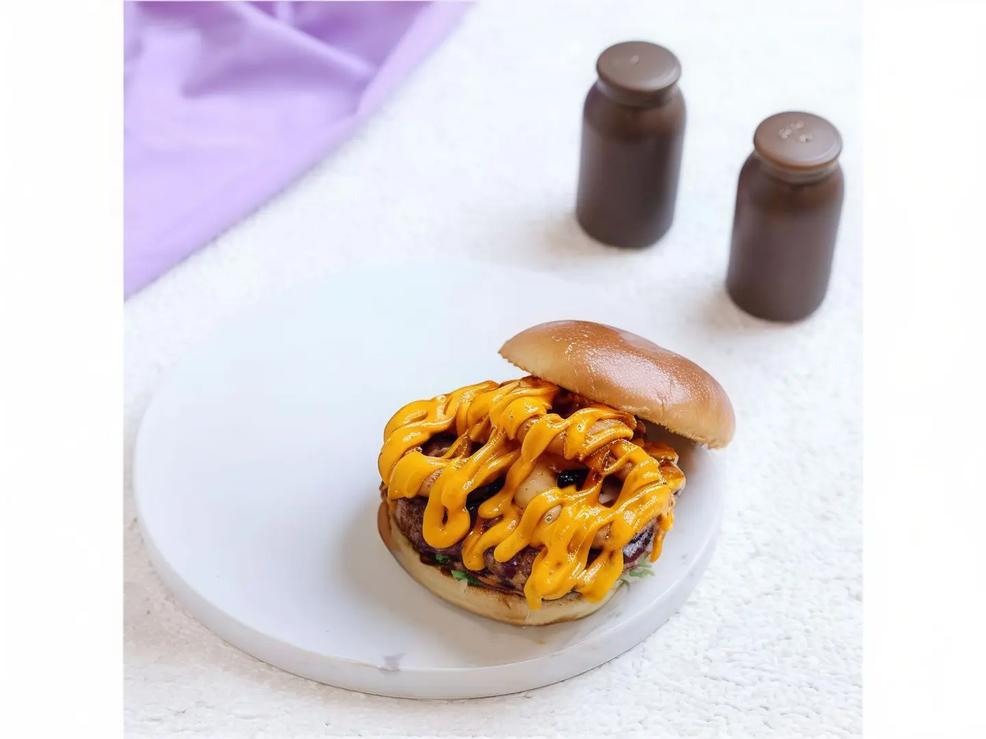 Bbq Chicken Burger Sandwich