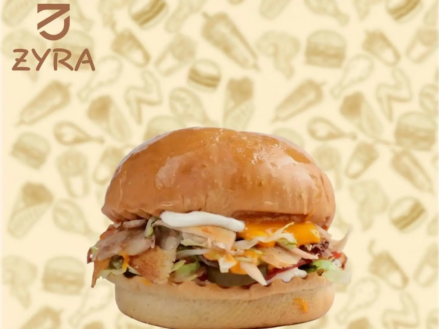 برجر شاورما دجاج