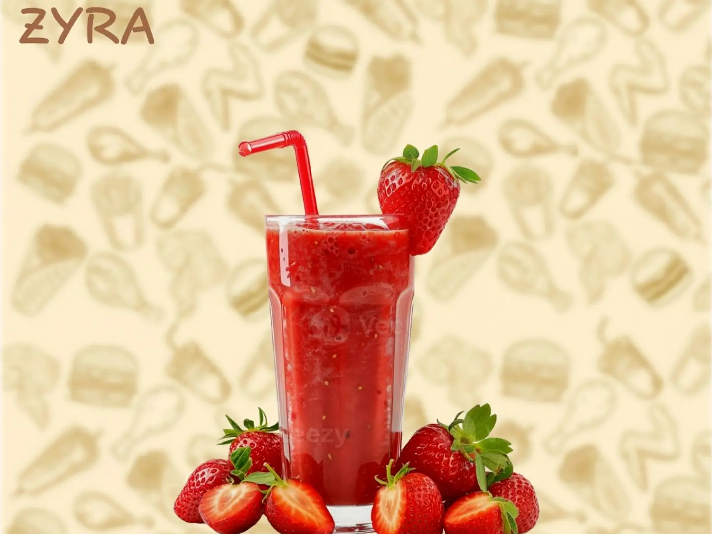 عصير فراولة