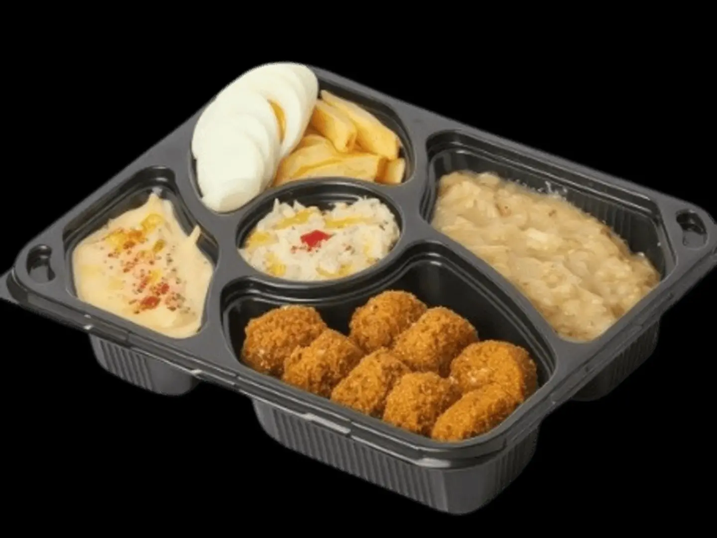 Mixed Platter (Fava Beans   Hummus   Falafel   Potatoes   Boiled Eggs)